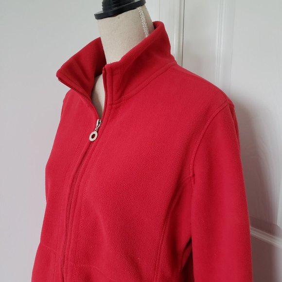 Telluride Clothing Co. Red Full Zip Fleece Jacket - Picture 4 of 6